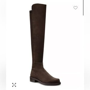 Stuart Weitzman dark brown suede boots